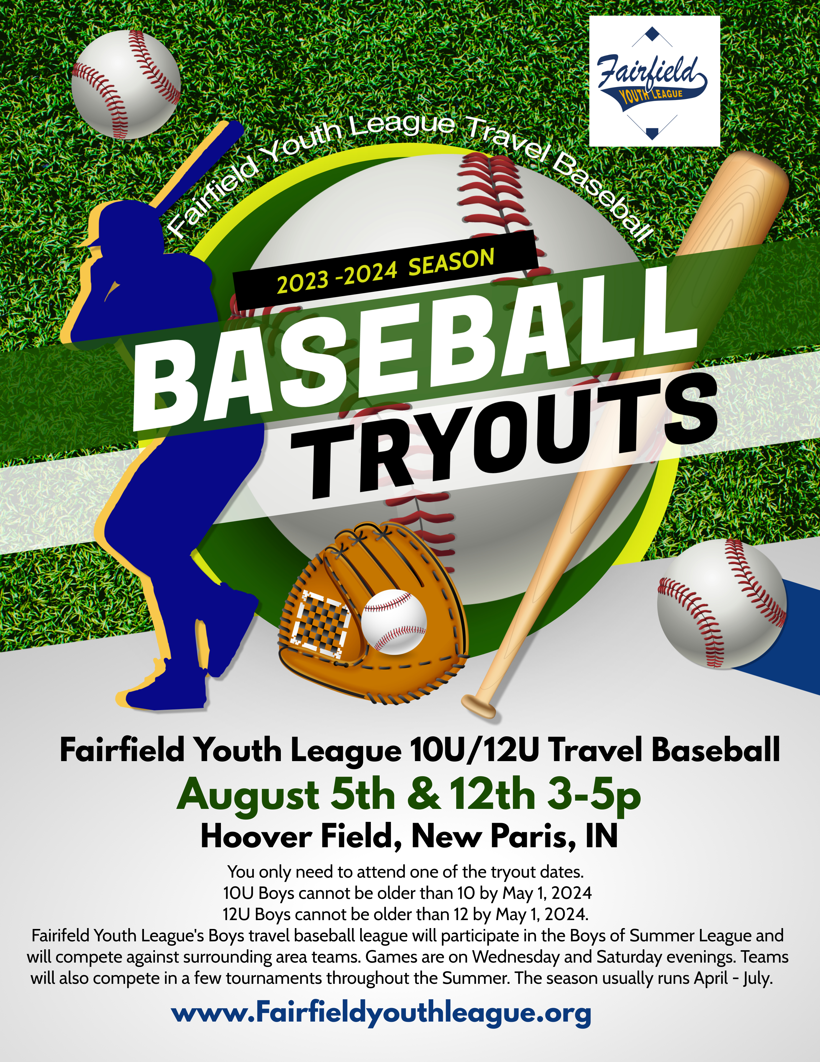 Travel Baseball Tryouts for 2024 Season